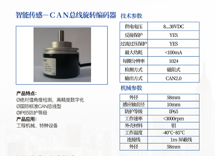 CAN总线旋转编码器