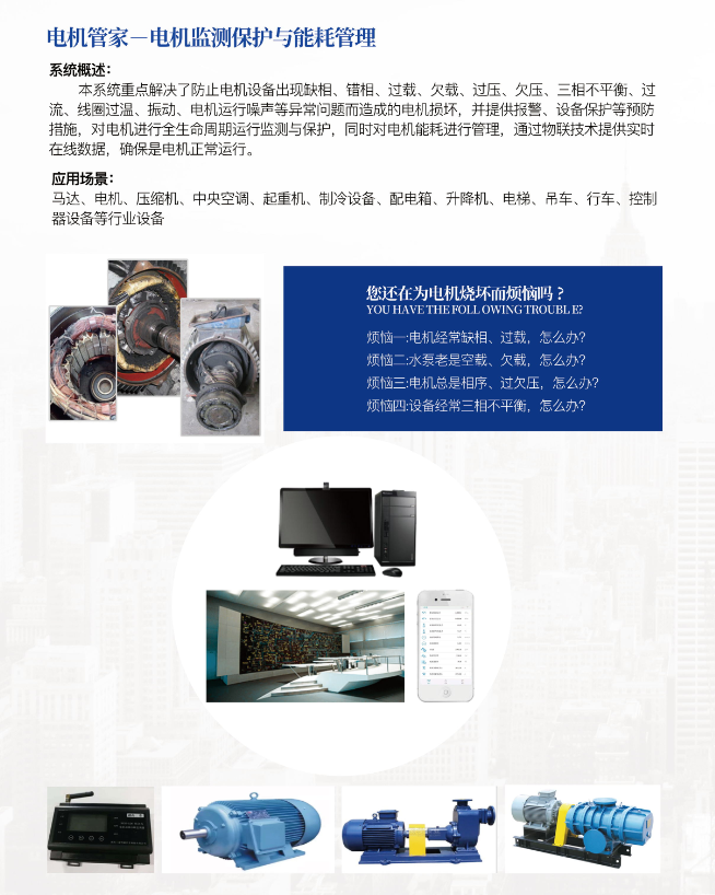 电联网—电机监测保护与能耗管理